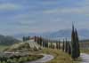 Toscana, La Mirabella. 2000. Öl auf Leinwand 40x50 cm.